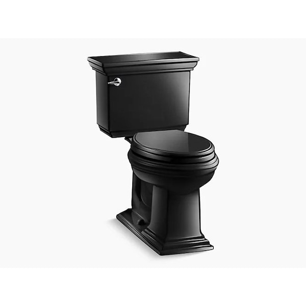 Stately Elongated 1.28 GPF Chair Height Toilet